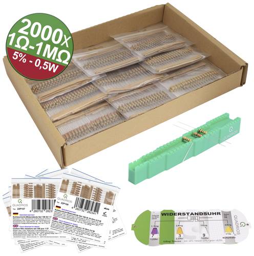 Quadrios 23P128 23P128 Kohleschicht-Widerstand axial bedrahtet 0.5W 5% 2000St. Quadrios 23P128 23P128 Kohleschicht-Widerstand axial bedrahtet 0.5W 5% 2000St. von Quadrios