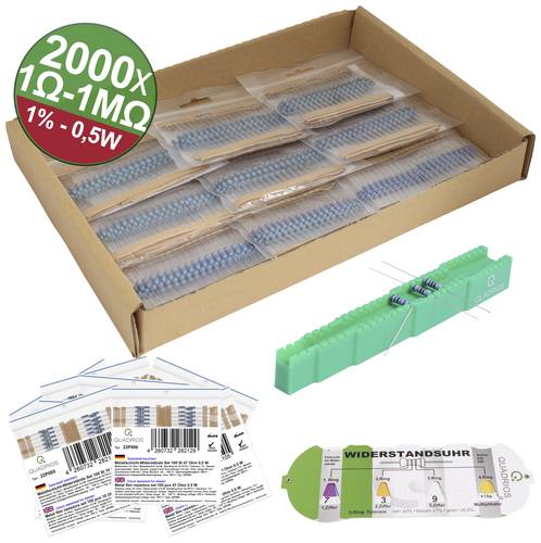 Quadrios 23P130 23P130 Metallschicht-Widerstand axial bedrahtet 0.5W 1% 2000St. Quadrios 23P130 23P130 Metallschicht-Widerstand axial bedrahtet 0.5W 1% 2000St. von Quadrios