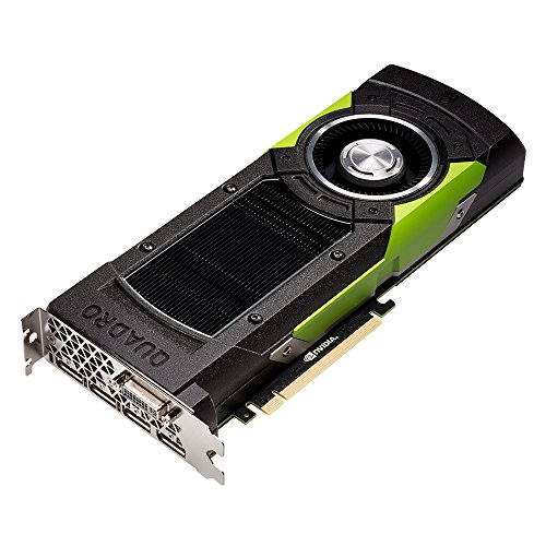 PNY NVIDIA Quadro M6000 professionelle Grafikkarte 12 GB GDDR5 PCI-Express 4K 4 x DP + DVI + Stereo (VCQM6000-PB) von PNY
