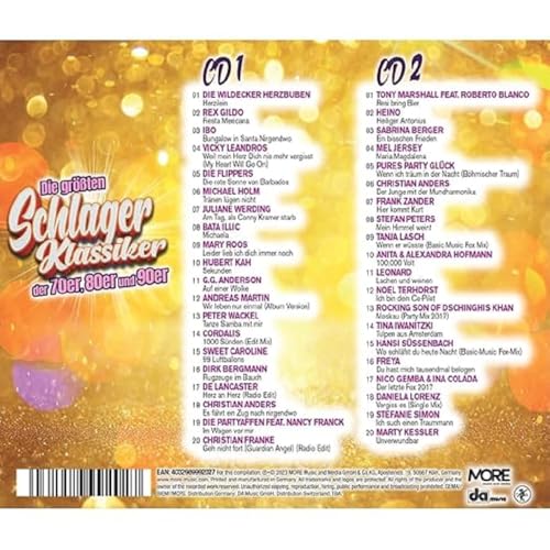 Die Größten Schlager Klassiker der 70er, 80er und von Quadrophon (Spv)