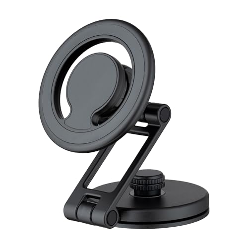 QUALO Auto Halterung für Smartphone, Magnetisch, Auto Scheibe drehbar, 360° Kopf, Solide, Schwarz, QUS-S-R-01 QUALO Auto Halterung für Smartphone, Magnetisch, Auto Scheibe drehbar, 360° Kopf, Solide, Schwarz, QUS-S-R-01 von Qualo