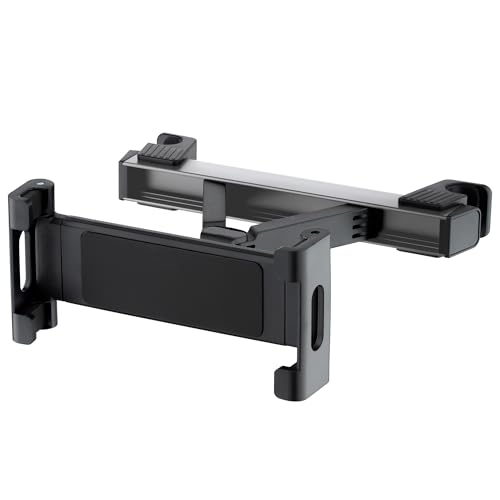 QUALO Auto Halterung für Tablet, Smartphone, Für Reisen, Kopfstützenmontage für Auto, Verstellbar, Drehbar, Schwarz, QUS-T-BS-01 QUALO Auto Halterung für Tablet, Smartphone, Für Reisen, Kopfstützenmontage für Auto, Verstellbar, Drehbar, Schwarz, QUS-T-BS-01 von Qualo