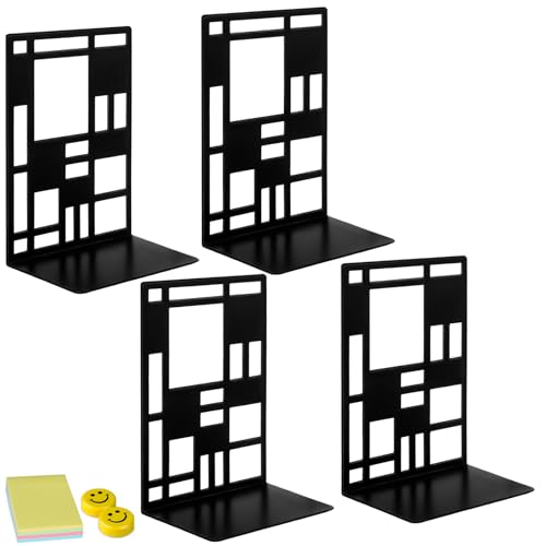 Qualsen Buchstützen Metall Buchstütze Vintage Bücherstütze 2 Paare Bücherhalter Für Regal Book Holder Schwarz Bookends Buchhalter Regal Für Schule Zuhause Büro 9X 12X 17.5cm Qualsen Buchstützen Metall Buchstütze Vintage Bücherstütze 2 Paare Bücherhalter Für Regal Book Holder Schwarz Bookends Buchhalter Regal Für Schule Zuhause Büro 9X 12X 17.5cm von Qualsen