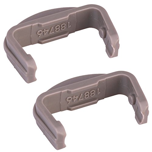 Qualtex Vor Ende Korb Schiene Kappen für Howdens hja8362 hja8640 Geschirrspüler – Pack von 2 Qualtex Vor Ende Korb Schiene Kappen für Howdens hja8362 hja8640 Geschirrspüler – Pack von 2 von Qualtex