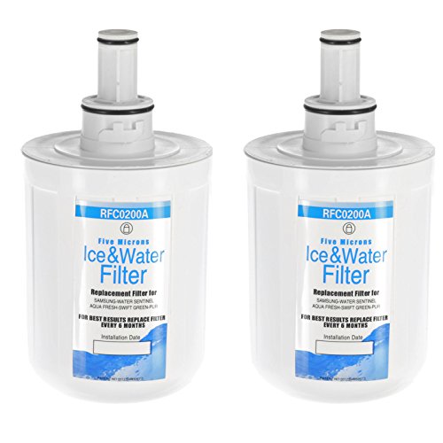 Qualtex Wasser Filter Patronen für Samsung Aqua Pure Plus/HAFIN Kühlschrank Gefrierfach – Pack von 2 Qualtex Wasser Filter Patronen für Samsung Aqua Pure Plus/HAFIN Kühlschrank Gefrierfach – Pack von 2 von Qualtex