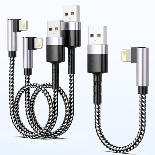 Quanlex 90-Grad-Lightning-Kabel, 3 Stück Quanlex 90-Grad-Lightning-Kabel, 3 Stück von Quanlex