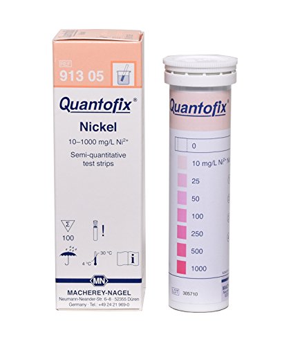 Quantofix 1138895 Nickel-Teststäbchen, 6 x 95 mm (Packung mit 100 Stück) von Quantofix