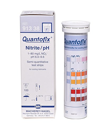 quantofix 1138919 Nitrit/PH Test Stick für die Kühlung Gleitmittel, 6 mm x 95 mm (100 Stück) von Quantofix