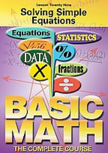 Solving Simple Equations (REGION 1) (NTSC) [DVD] [1998] von Quantum Leap Group