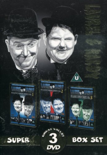 Laurel And Hardy THREE DVD Box Set Hollywood Classic von Quantum Leap