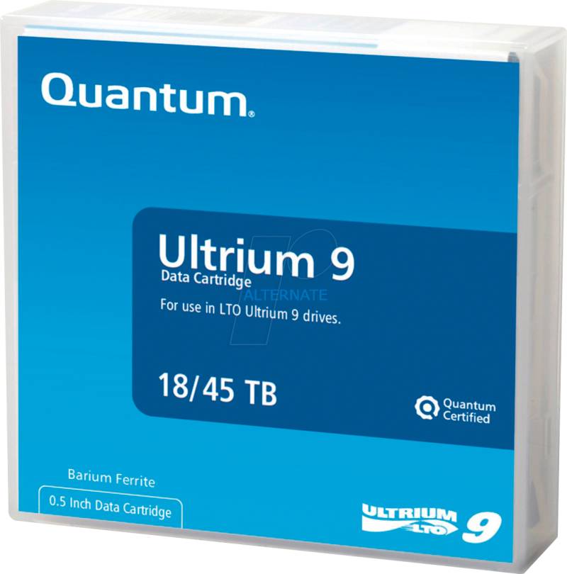 QUANTUM LTO9 - LTO ULTRIUM 9 Band, 18TB (45TB), Quantum von Quantum