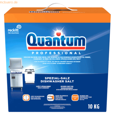 Quantum Spülmaschinensalz Professional 3295975 10kg Quantum Spülmaschinensalz Professional 3295975 10kg von Quantum