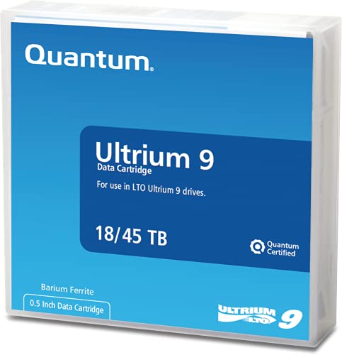 Quantum Ultrium LTO 9 Data Cartridge 18TB Native / 45TB 2.5:1 Compression, Black (MR-L9MQN-01) von Quantum