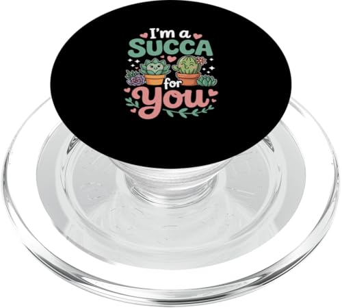 Niedliches und verspieltes Sukkulenten-Design PopSockets PopGrip für MagSafe von QuantumStylez