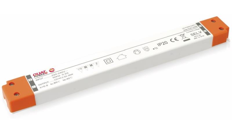 QUATPOWER LED-Schaltnetzteil YSL30W, 12 V-, 30 W von QuatPower