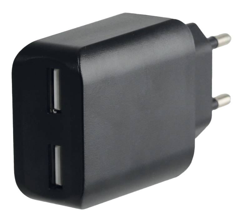 QUATPOWER USB-Lader 2A12, 2-fach, 2,4 A, schwarz von QuatPower