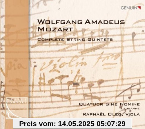 Mozart: Die Streichquintette von Quatuor Sine Nomine