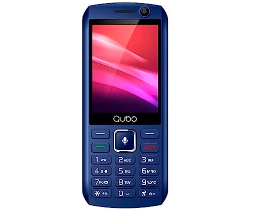 Qubo Telefon mit großen Tasten P280 2,8 4G Kaios System Blau von Qubo