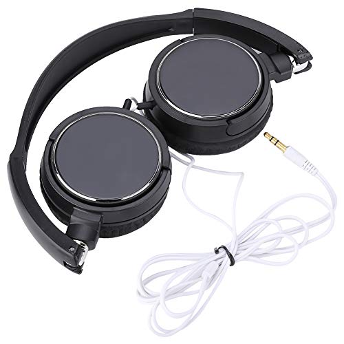 Queen.Y Faltbare Kompakte Kabelgebundene Headset Stereo-HiFi-Musik Kopfhörer Unterstützung Tf Karte von Queen.Y