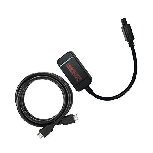 Queen.Y HDMI-Konverter-Adapter für N64 / SNES/NGC/SFC-Gamecube-Konsole 720P-Gamepad-Konverter mit Netzteil Und HDMI-Kabel HD-Link-Kabel von Queen.Y