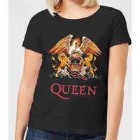 Queen Crest Damen T-Shirt - Schwarz - L von Queen