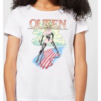 Queen Vintage Tour Damen T-Shirt - Weiß - M von Queen