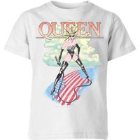 Queen Vintage Tour Kinder T-Shirt - Weiß - 3-4 Jahre von Queen