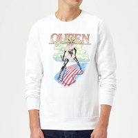 Queen Vintage Tour Sweatshirt - Weiß - L von Queen