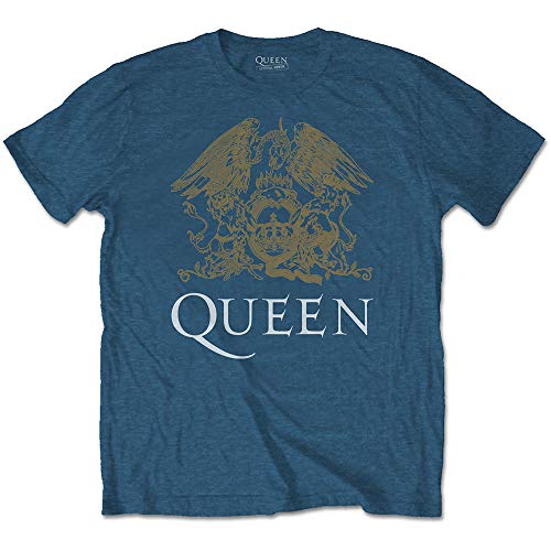 T-Shirt # Xl Unisex Blue # Crest von Queen