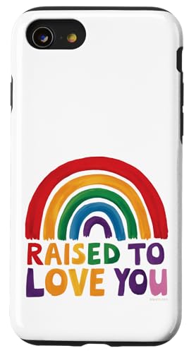 Aufgewachsen, um dich zu lieben LGBT-Mutter Sohn Tochter LGBTQ Pride Mama Hülle für iPhone SE (2020) / 7 / 8 von Queer & Co Apparel.USA