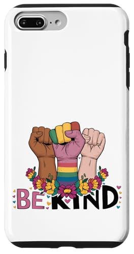 Be Kind LGBTQ - Vielfalt Gleichheit Inklusion Soziale Gerechtigkeit Hülle für iPhone 7 Plus/8 Plus von Queer & Co Apparel.USA