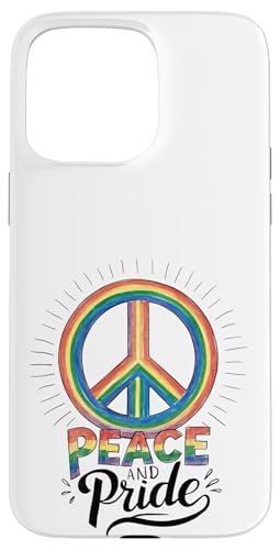 Cute Peace Love Pride LGBT - Gleichheit Liebe LGBTQ Pride Month Hülle für iPhone 15 Pro Max von Queer & Co Apparel.USA