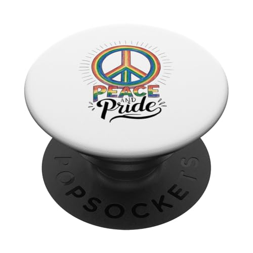 Cute Peace Love Pride LGBT - Gleichheit Liebe LGBTQ Pride Month PopSockets Klebender PopGrip Cute Peace Love Pride LGBT - Gleichheit Liebe LGBTQ Pride Month PopSockets Klebender PopGrip von Queer & Co Apparel.USA