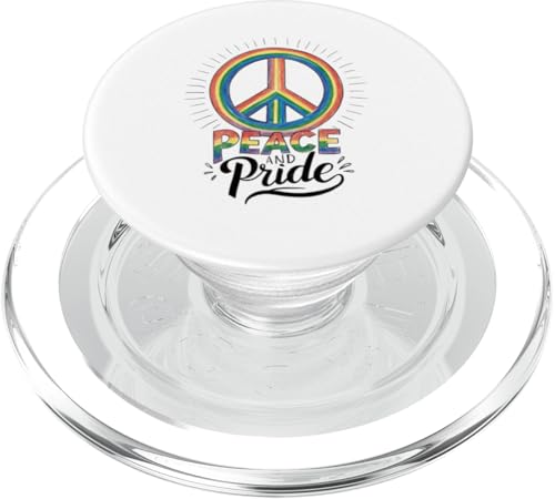 Cute Peace Love Pride LGBT - Gleichheit Liebe LGBTQ Pride Month PopSockets PopGrip für MagSafe Cute Peace Love Pride LGBT - Gleichheit Liebe LGBTQ Pride Month PopSockets PopGrip für MagSafe von Queer & Co Apparel.USA