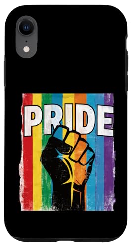 Distressed LGBT Pride — Equality Love Gay Ally LGBTQ-Rechte Hülle für iPhone XR von Queer & Co Apparel.USA
