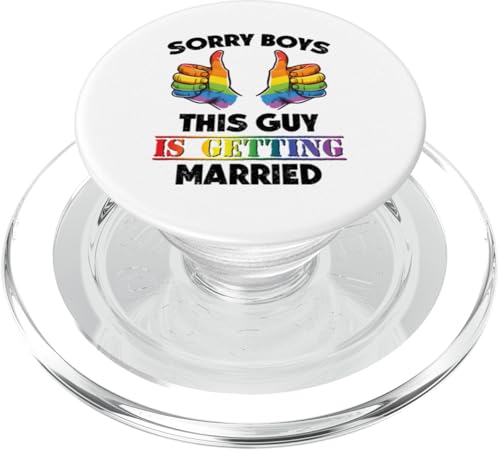 Gay Wedding Pride - Funny Gay Marriage Pride Junggesellenabschied PopSockets PopGrip für MagSafe von Queer & Co Apparel.USA