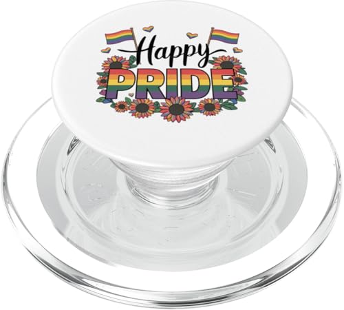 Happy LGBTQ Pride Month - LGBT Pride Sonnenblumen Regenbogen Flagge PopSockets PopGrip für MagSafe Happy LGBTQ Pride Month - LGBT Pride Sonnenblumen Regenbogen Flagge PopSockets PopGrip für MagSafe von Queer & Co Apparel.USA