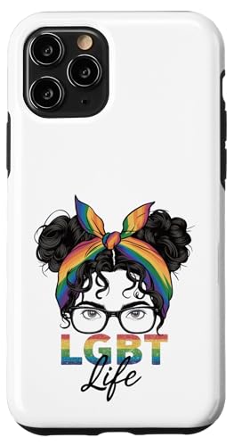LGBT Mom Life - Mutter Sohn Tochter LGBTQ Pride Month Mama Hülle für iPhone 11 Pro von Queer & Co Apparel.USA