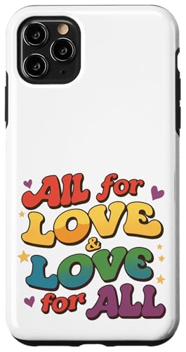 LGBT Pride Month - All For Love For All LGBTQ Pride Hülle für iPhone 11 Pro Max von Queer & Co Apparel.USA