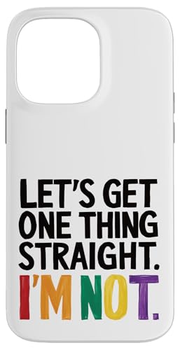 LGBTQ Pride Month - Lass uns eins klarstellen: Homosexuell LGBT Hülle für iPhone 14 Pro Max LGBTQ Pride Month - Lass uns eins klarstellen: Homosexuell LGBT Hülle für iPhone 14 Pro Max von Queer & Co Apparel.USA