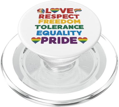 LGBTQ Pride Month - Liebe, Frieden, Gleichheit, Transgender Pride PopSockets PopGrip für MagSafe LGBTQ Pride Month - Liebe, Frieden, Gleichheit, Transgender Pride PopSockets PopGrip für MagSafe von Queer & Co Apparel.USA