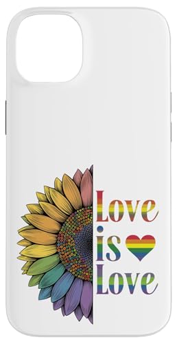 LGBTQ Pride Month - Liebe ist Liebe Gleichheit LGBT Pride Flower Hülle für iPhone 14 Plus von Queer & Co Apparel.USA