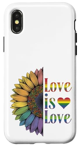 LGBTQ Pride Month - Liebe ist Liebe Gleichheit LGBT Pride Flower Hülle für iPhone X/XS LGBTQ Pride Month - Liebe ist Liebe Gleichheit LGBT Pride Flower Hülle für iPhone X/XS von Queer & Co Apparel.USA