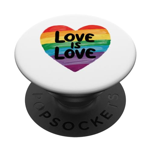 LGBTQ Pride Month - Liebe ist Liebe Gleichheit LGBT Pride Heart PopSockets Klebender PopGrip LGBTQ Pride Month - Liebe ist Liebe Gleichheit LGBT Pride Heart PopSockets Klebender PopGrip von Queer & Co Apparel.USA