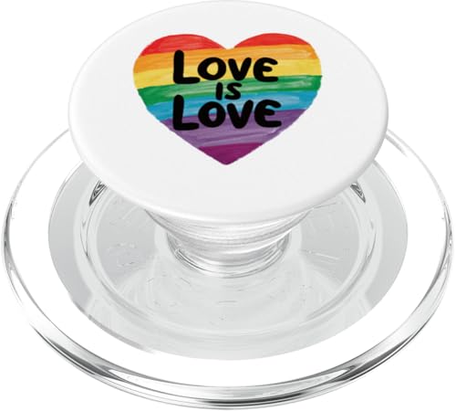 LGBTQ Pride Month - Liebe ist Liebe Gleichheit LGBT Pride Heart PopSockets PopGrip für MagSafe LGBTQ Pride Month - Liebe ist Liebe Gleichheit LGBT Pride Heart PopSockets PopGrip für MagSafe von Queer & Co Apparel.USA