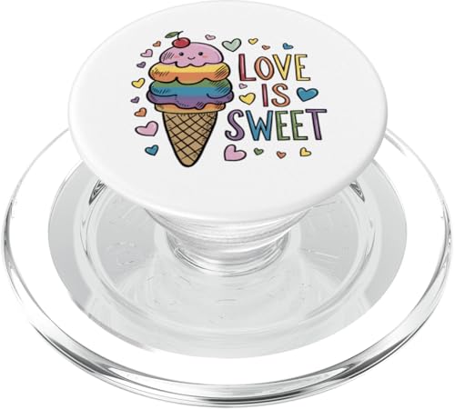 LGBTQ Pride Month - Süße Liebe ist süße Gleichheit LGBT Pride PopSockets PopGrip für MagSafe LGBTQ Pride Month - Süße Liebe ist süße Gleichheit LGBT Pride PopSockets PopGrip für MagSafe von Queer & Co Apparel.USA