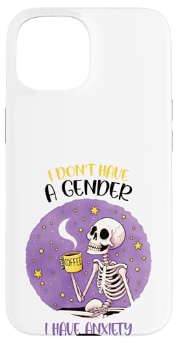 Lustiger LGBTQ Pride Coffee - I Have Anxiety Nonbinary Pride Hülle für iPhone 15 Lustiger LGBTQ Pride Coffee - I Have Anxiety Nonbinary Pride Hülle für iPhone 15 von Queer & Co Apparel.USA