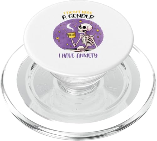 Lustiger LGBTQ Pride Coffee - I Have Anxiety Nonbinary Pride PopSockets PopGrip für MagSafe Lustiger LGBTQ Pride Coffee - I Have Anxiety Nonbinary Pride PopSockets PopGrip für MagSafe von Queer & Co Apparel.USA