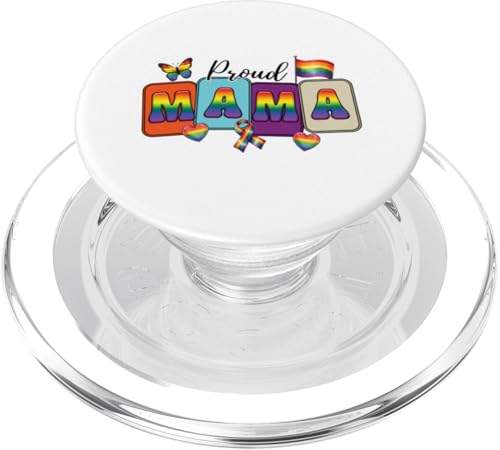 Proud LGBT Mama - Mutter Sohn Tochter LGBTQ Pride Monat Mama PopSockets PopGrip für MagSafe Proud LGBT Mama - Mutter Sohn Tochter LGBTQ Pride Monat Mama PopSockets PopGrip für MagSafe von Queer & Co Apparel.USA