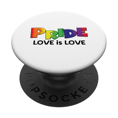Self Love LGBT Pride - Gleichheit Liebe Gay Ally LGBTQ Rechte PopSockets Klebender PopGrip von Queer & Co Apparel.USA